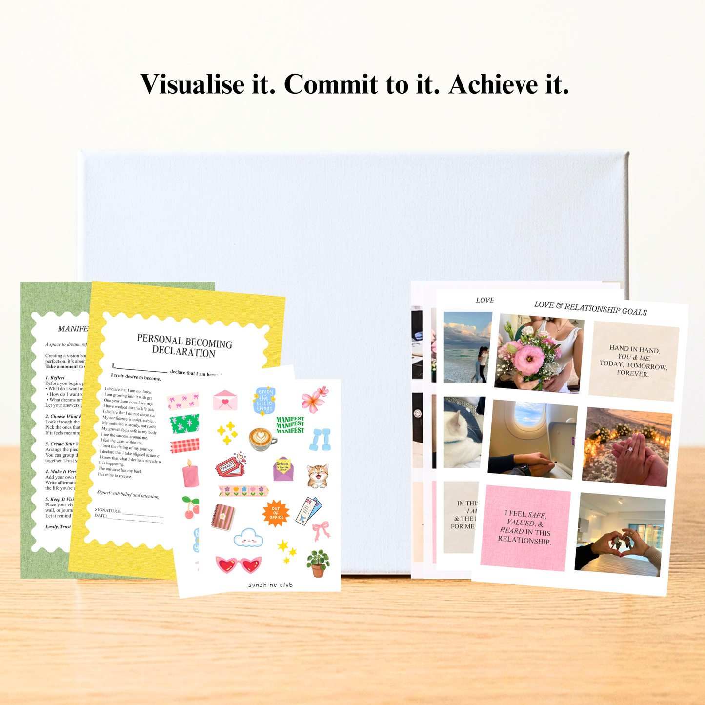 Manifestation & Clarity|Vision Board Kit