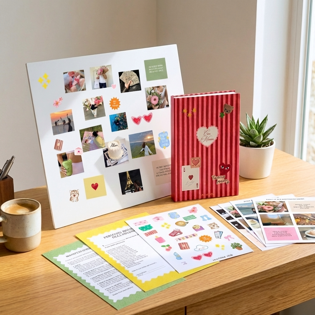 Core Memories | Junk Journaling & Scrapbook Kit | Stickers