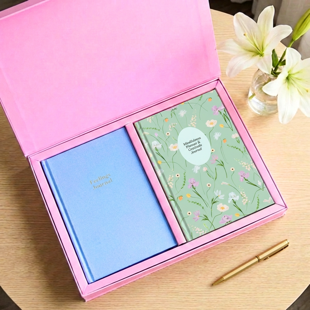 Feel Good Gift Box | Planner-Journal Duo | Joyful Pink