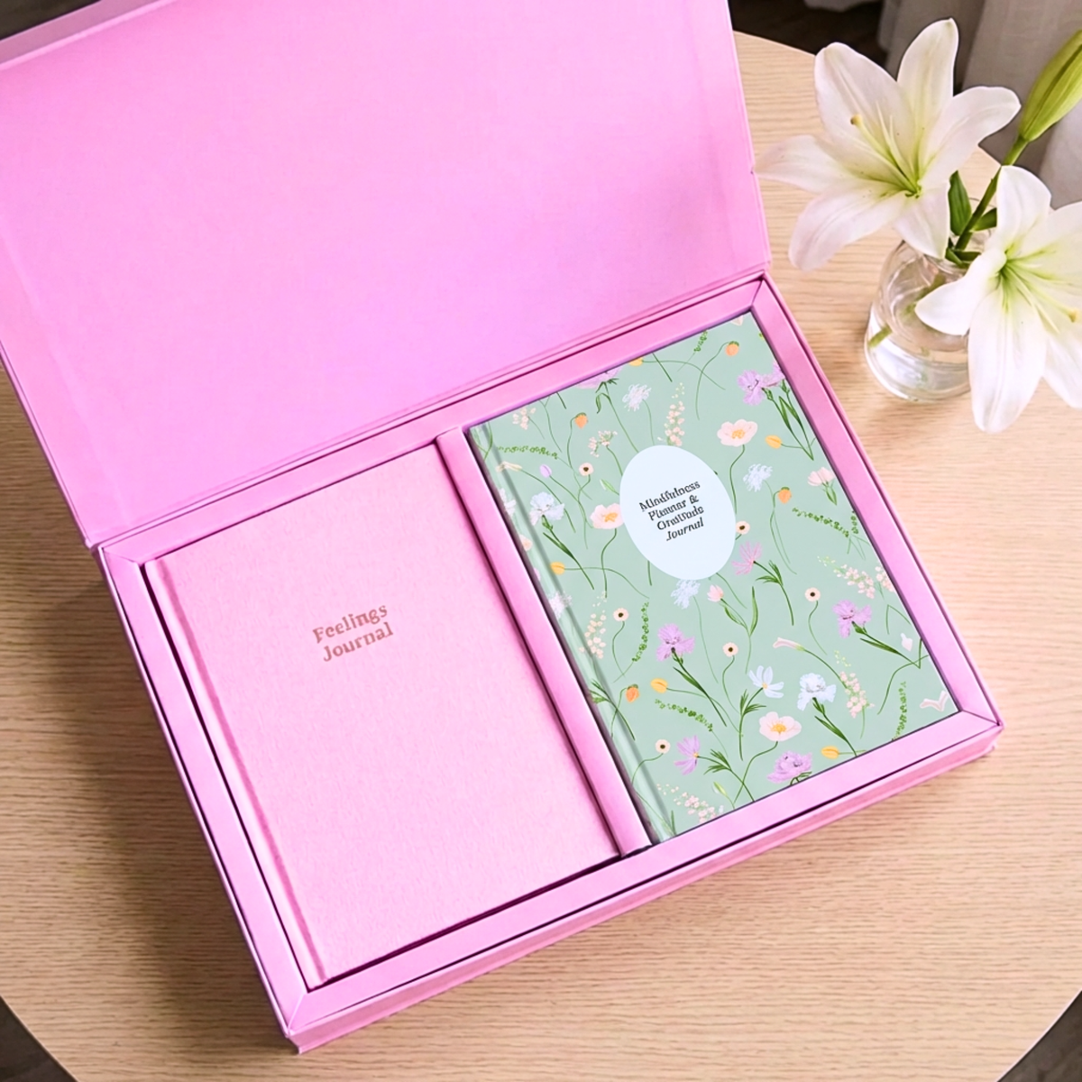 Feel Good Gift Box | Planner-Journal Duo | Joyful Pink | FREE Gift Box