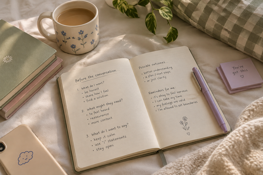 How to Use Your Journal to Prepare for a Difficult Conversation