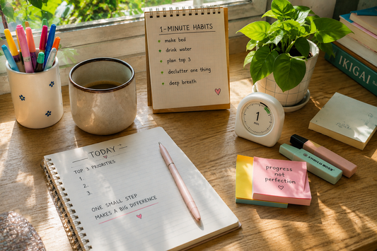 The One-Minute Habits That Make Your Day Feel More Organized
