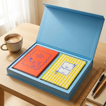 Feel Good Gift Box | 2026 Planners Duo | Calming Blue