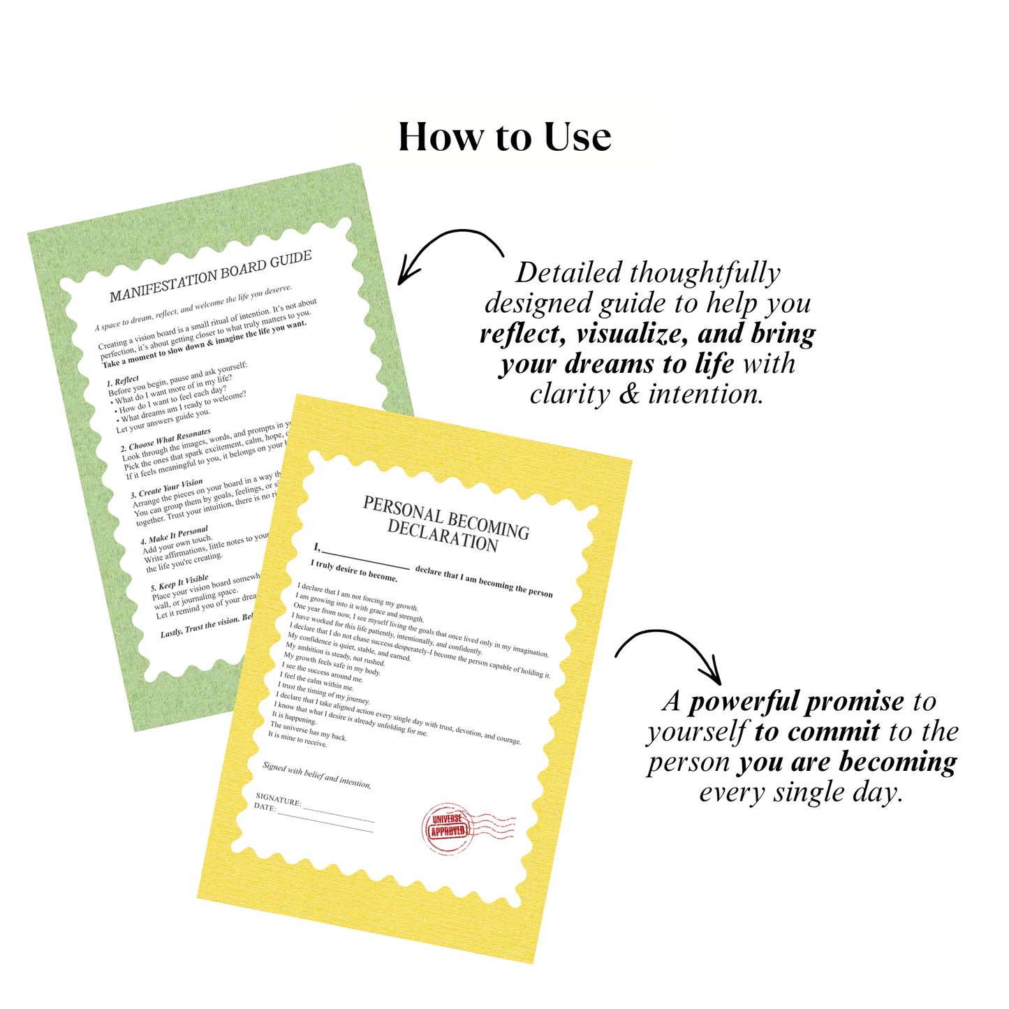 Manifestation & Clarity|Vision Board Kit