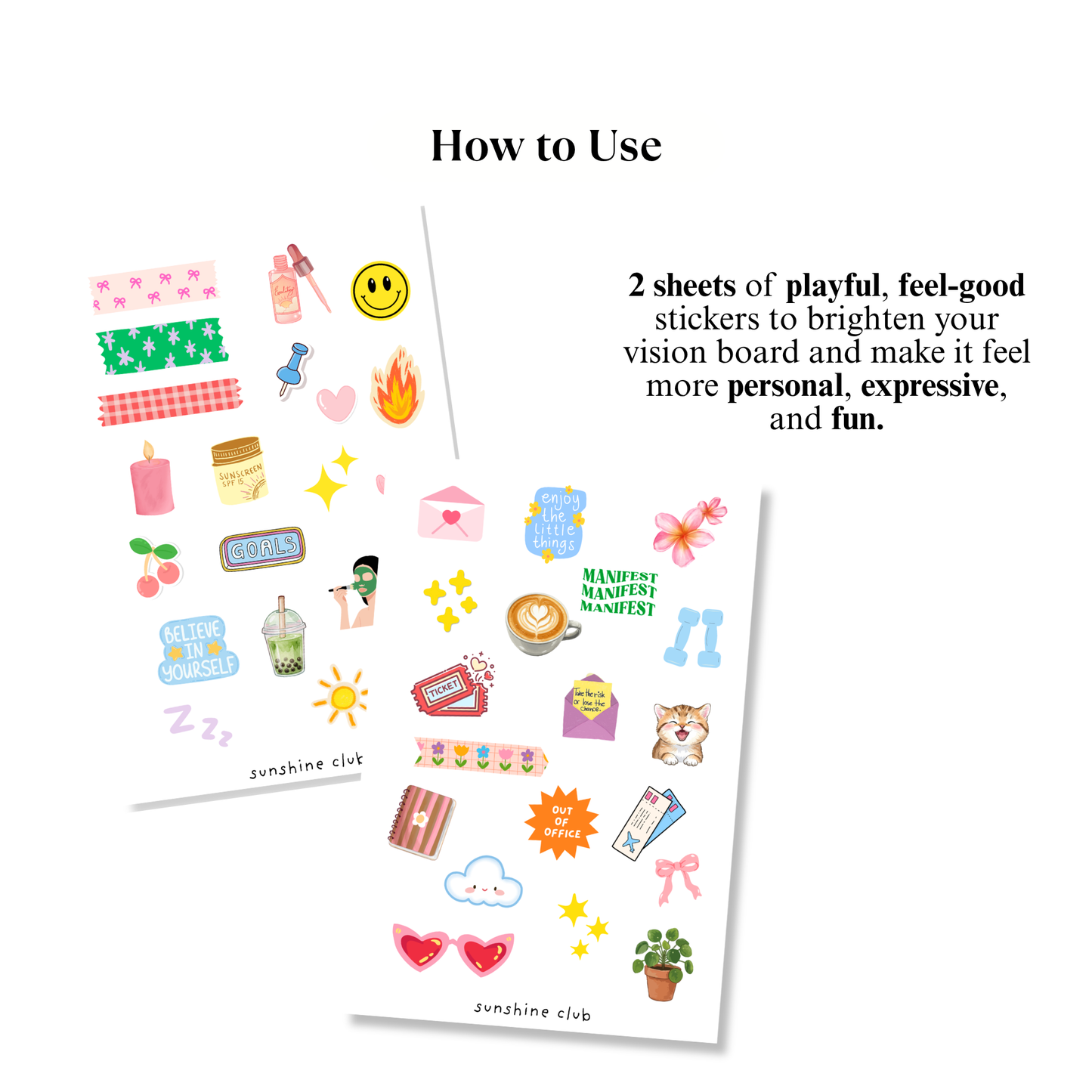 Manifestation & Clarity|Vision Board Kit