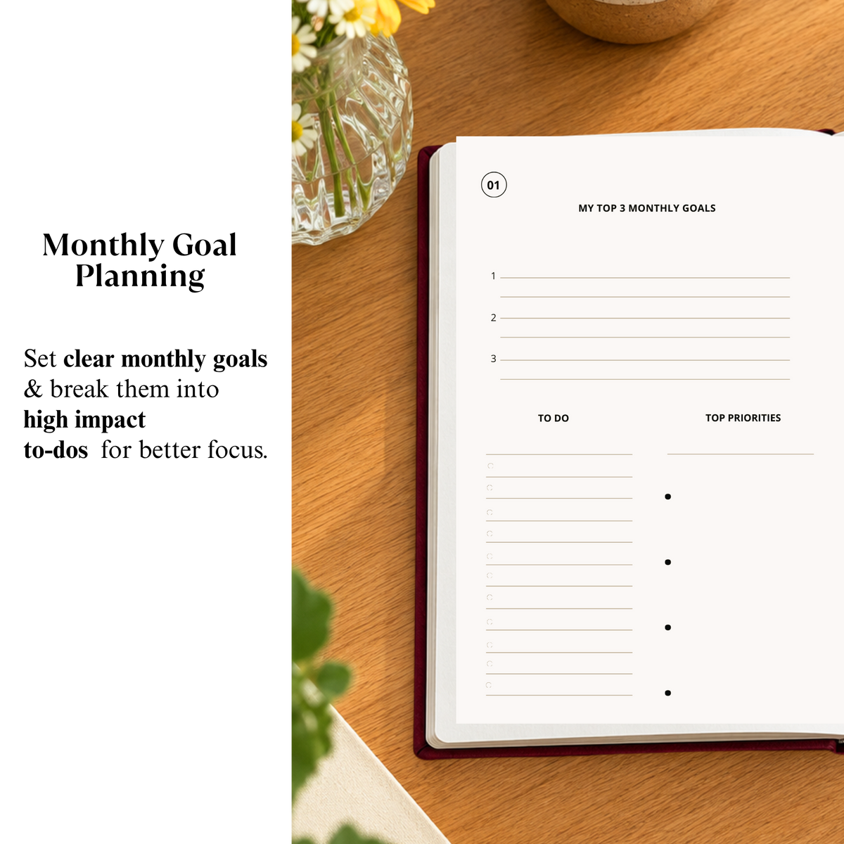 2027 Annual Productivity Planner | Daily Planner | Habit Tracker