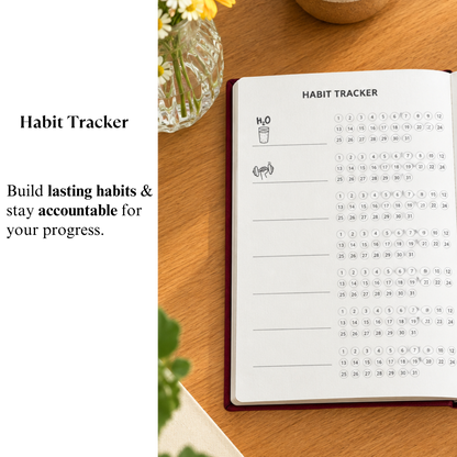 2027 Annual Productivity Planner | Daily Planner | Habit Tracker
