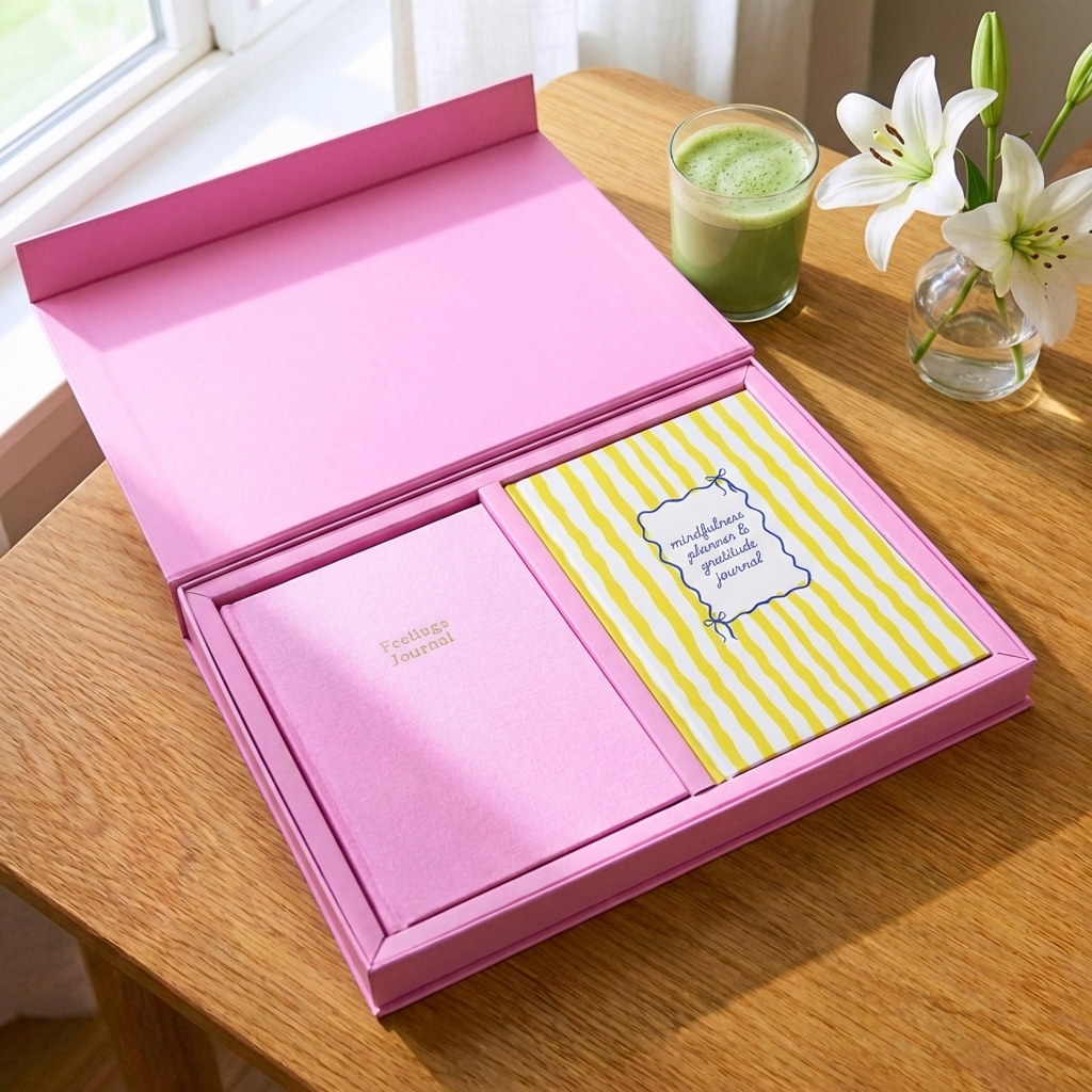 Feel Good Gift Box | Planner-Journal Duo | Joyful Pink