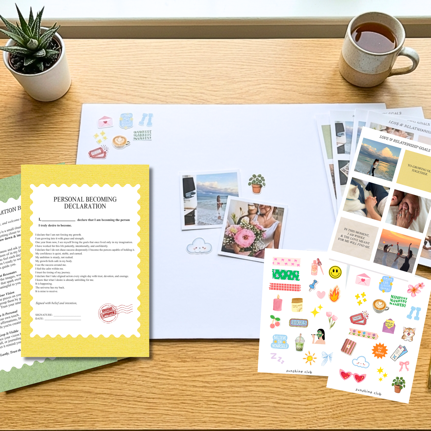 Manifestation & Clarity|Vision Board Kit