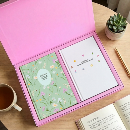 Feel Good Gift Box | Mindfulness Planners Duo | Joyful Pink