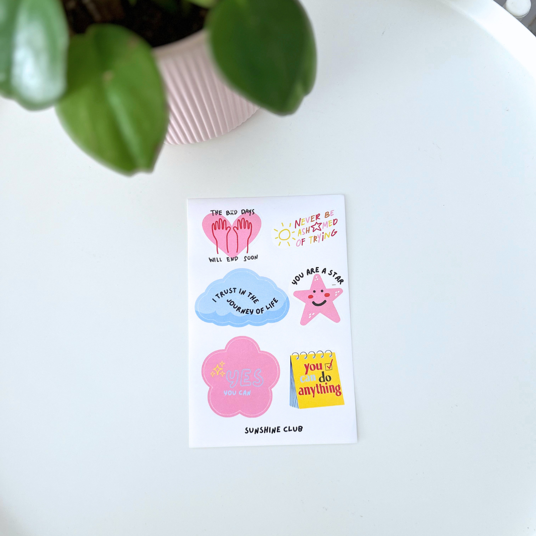 Stick Around | Journal and Laptop Stickers