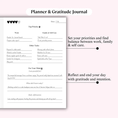 Feel Good Gift Box | Planner-Journal Duo | Calming Blue