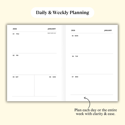 2026 Daily Productivity Planner