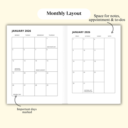 2026 Daily Productivity Planner