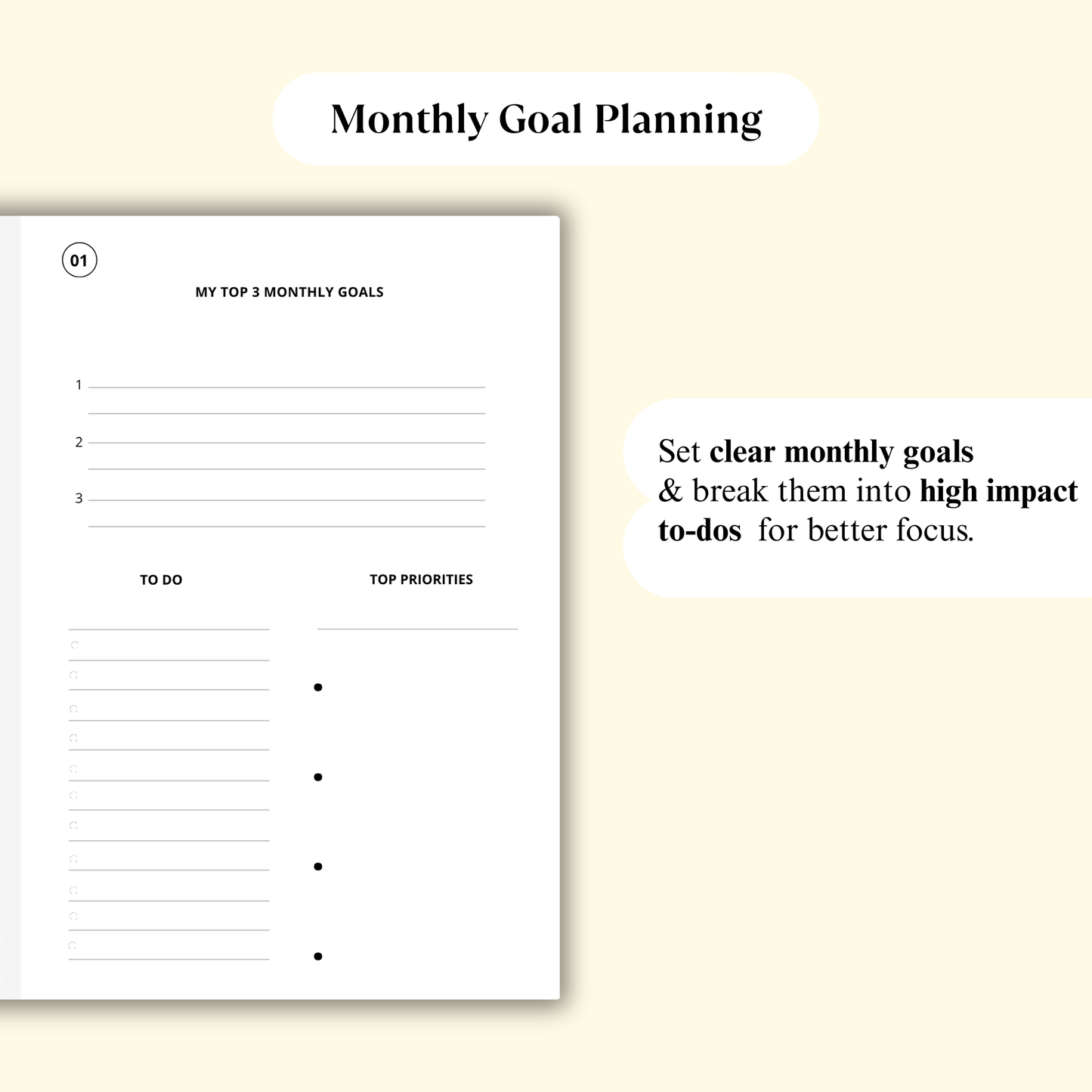 2026 Daily Productivity Planner
