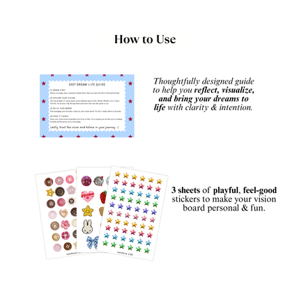 2027 Vision Board Kit | Manifestation & Clarity