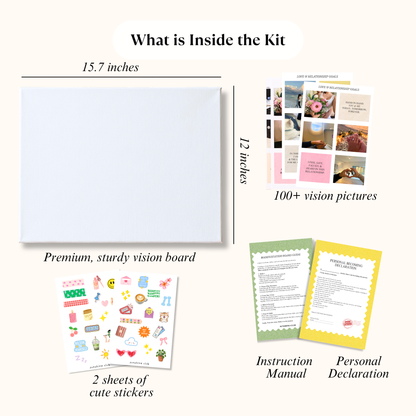 Manifestation & Clarity|Vision Board Kit