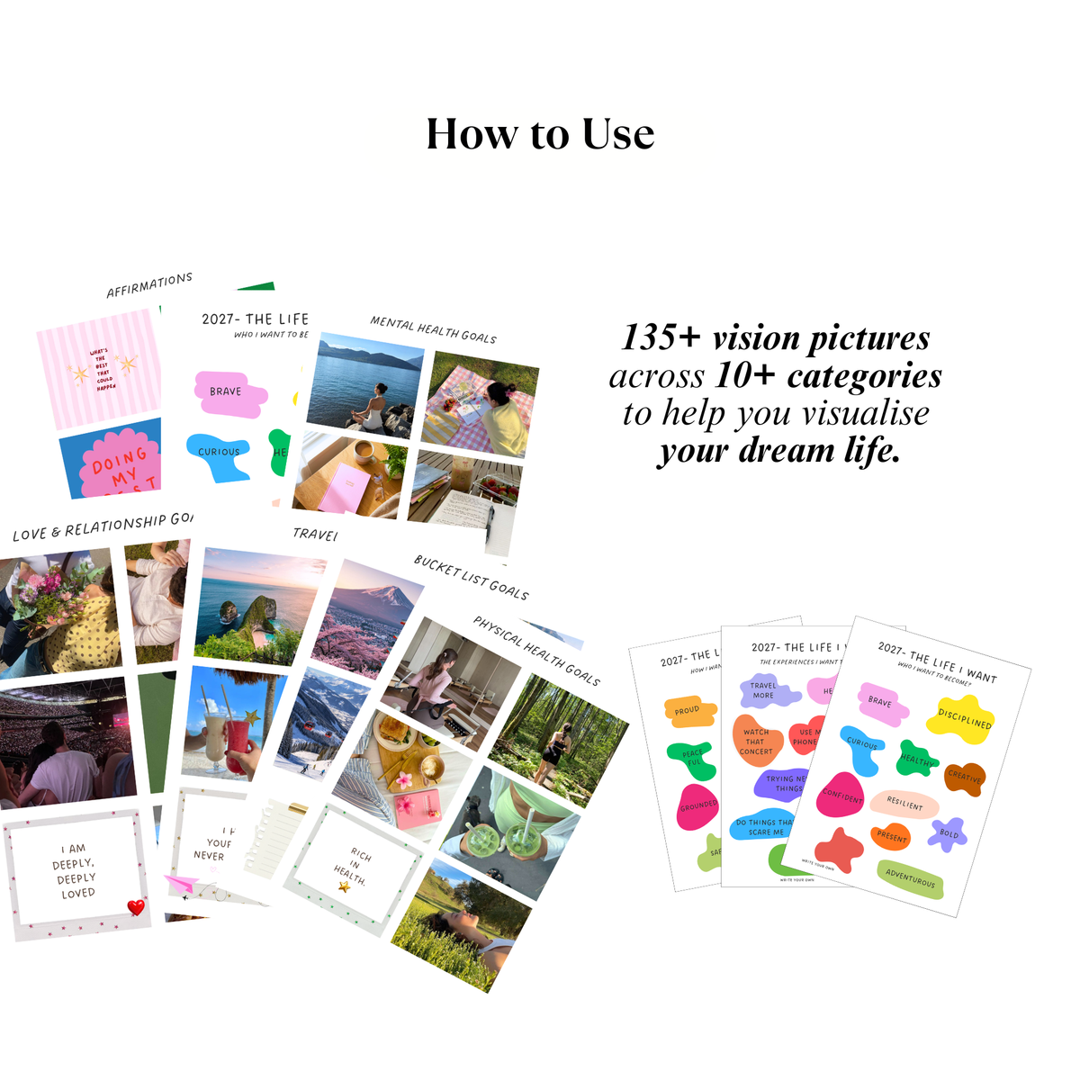 2027 Vision Board Kit | Manifestation & Clarity