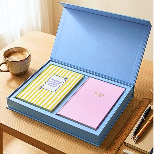 Feel Good Gift Box | Planner-Journal Duo | Calming Blue