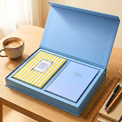 Feel Good Gift Box | Planner-Journal Duo | Calming Blue