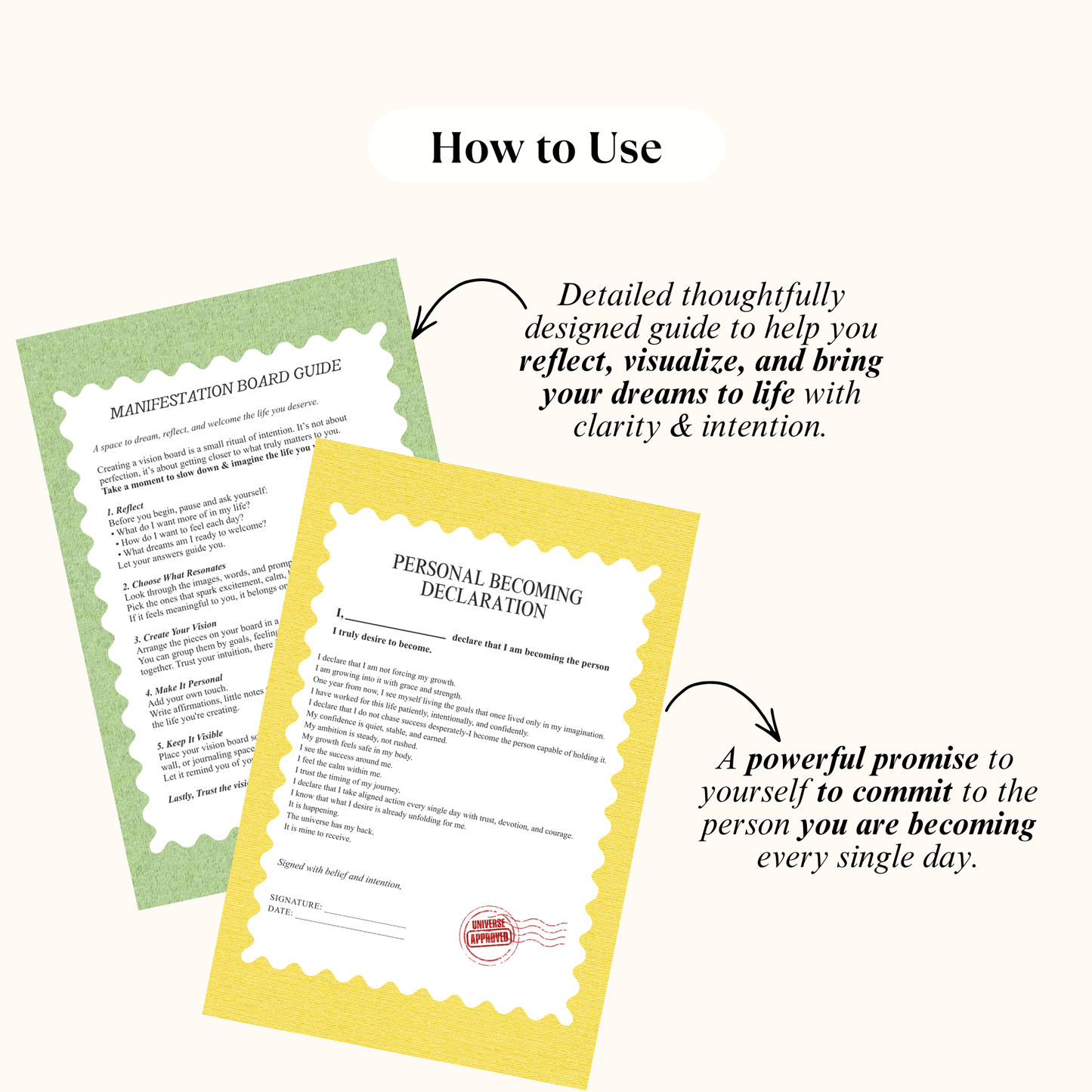 Manifestation & Clarity|Vision Board Kit