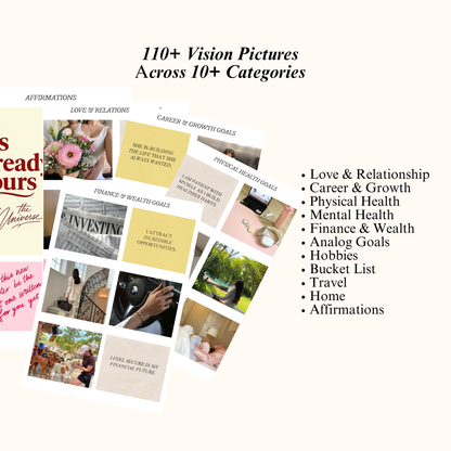 Manifestation & Clarity|Vision Board Kit