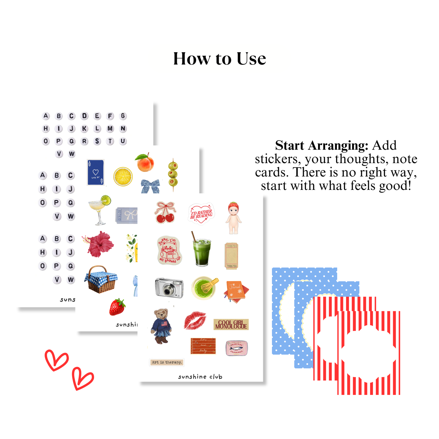 Core Memories | Junk Journaling & Scrapbook Kit | Stickers