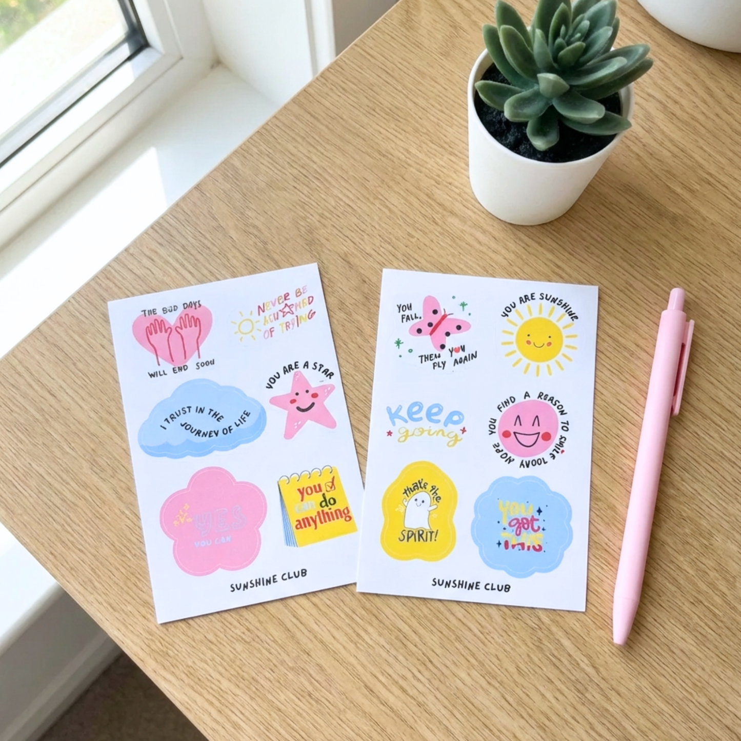 Stick Around | Journal and Laptop Stickers