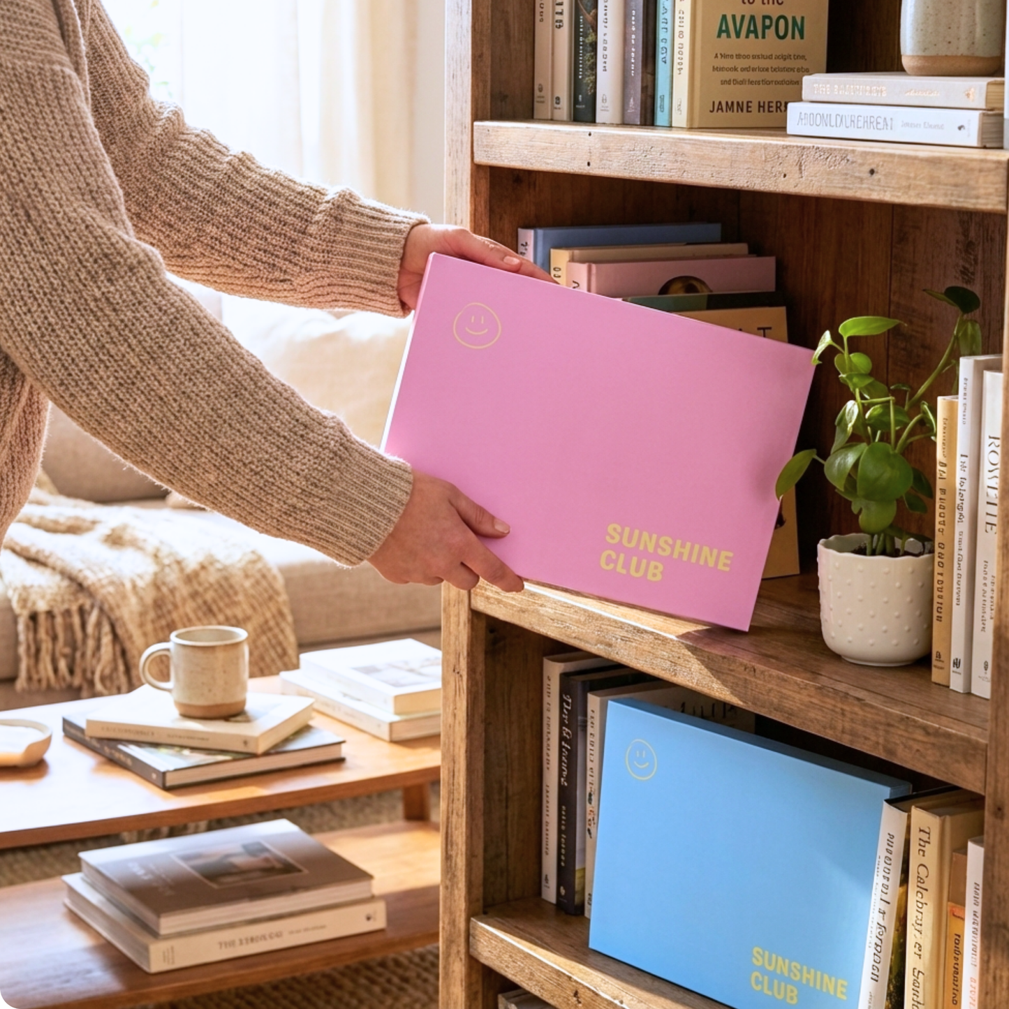 Feel Good Gift Box | Planner-Journal Duo | Calming Blue