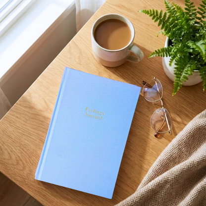 Feelings Journal | Guided Journal | Linen Hard Cover