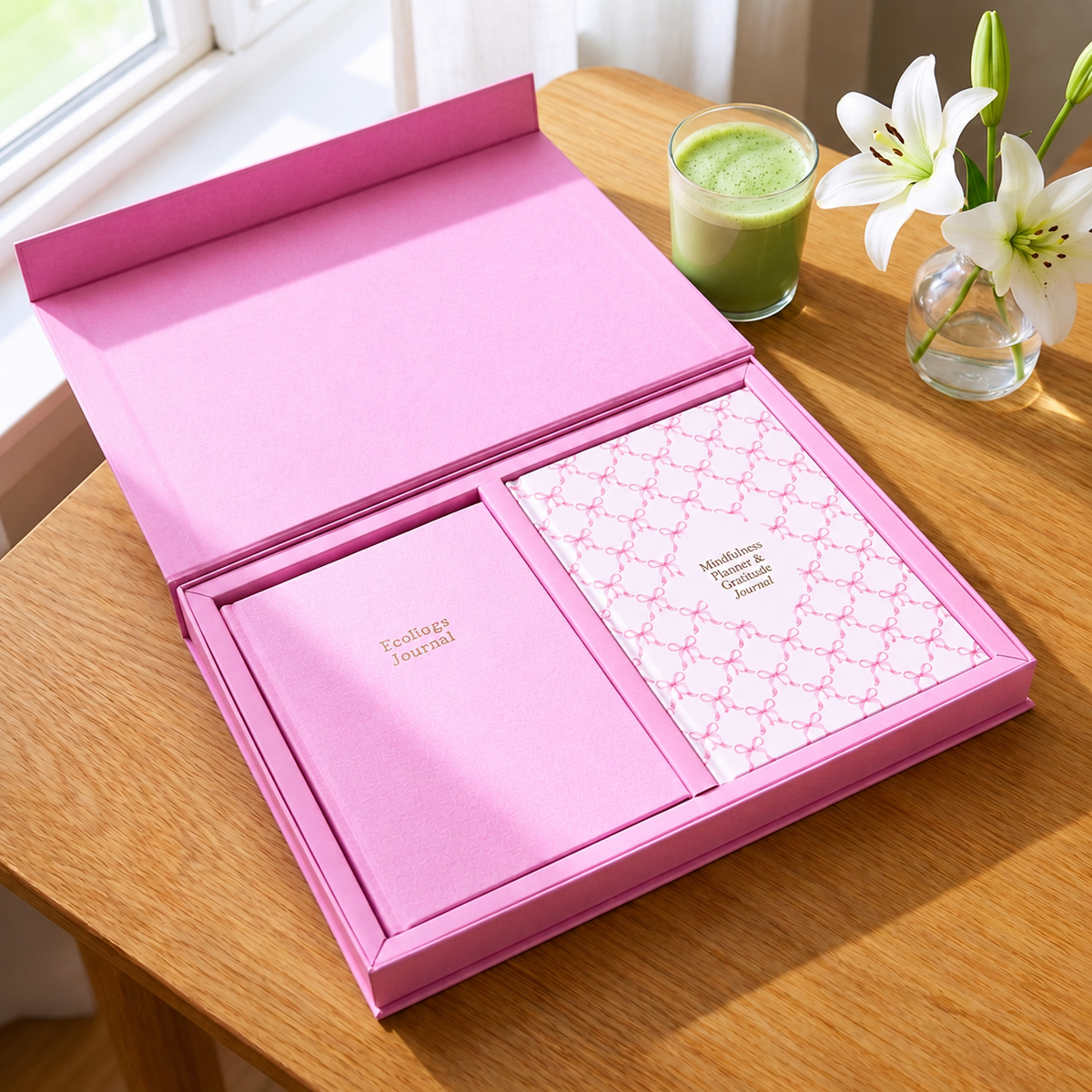 Planner-Journal Duo Gift Box | Joyful Pink | FREE Gift Box