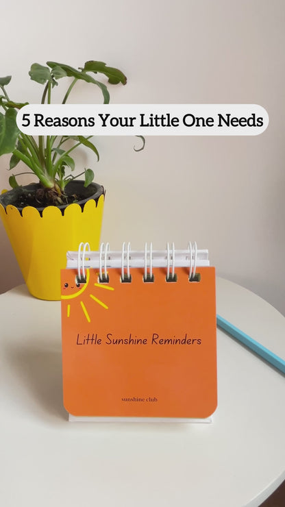 Little Sunshine Reminders | Daily affirmation cards for kids